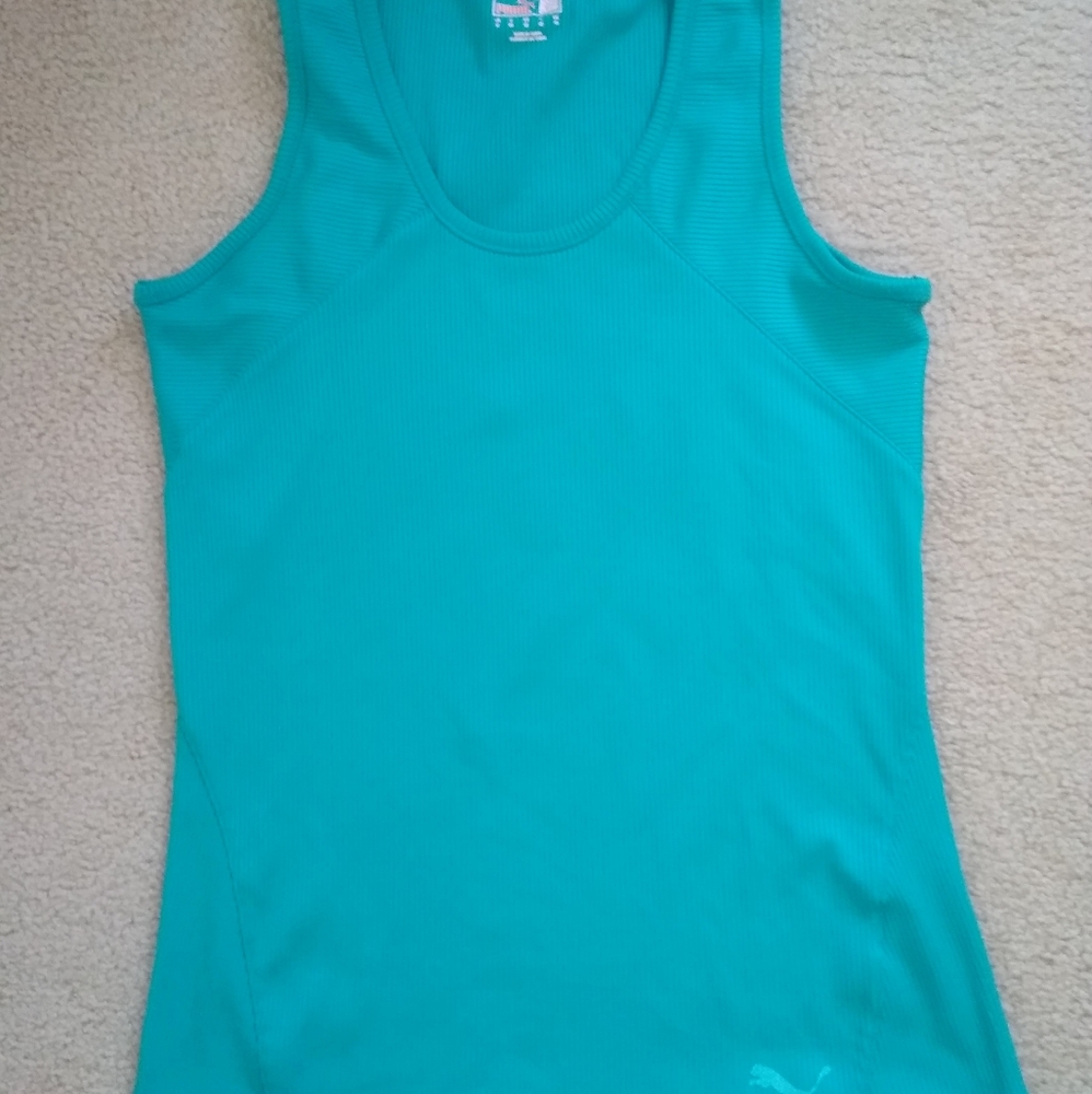 Puma turquoise workout top
